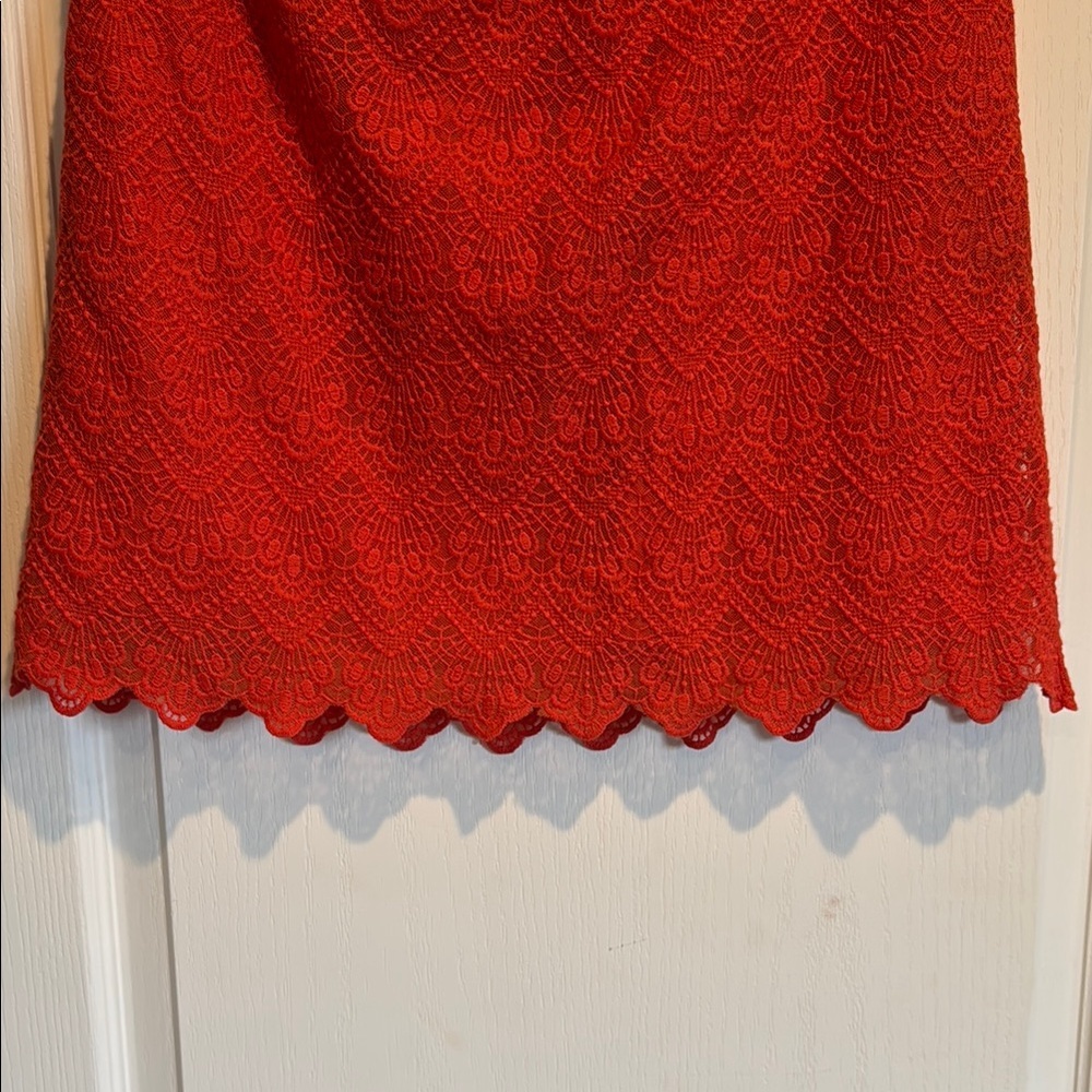 J. Crew Orange A-Line Mini Skirt for Cocktail - Picture 4 of 5